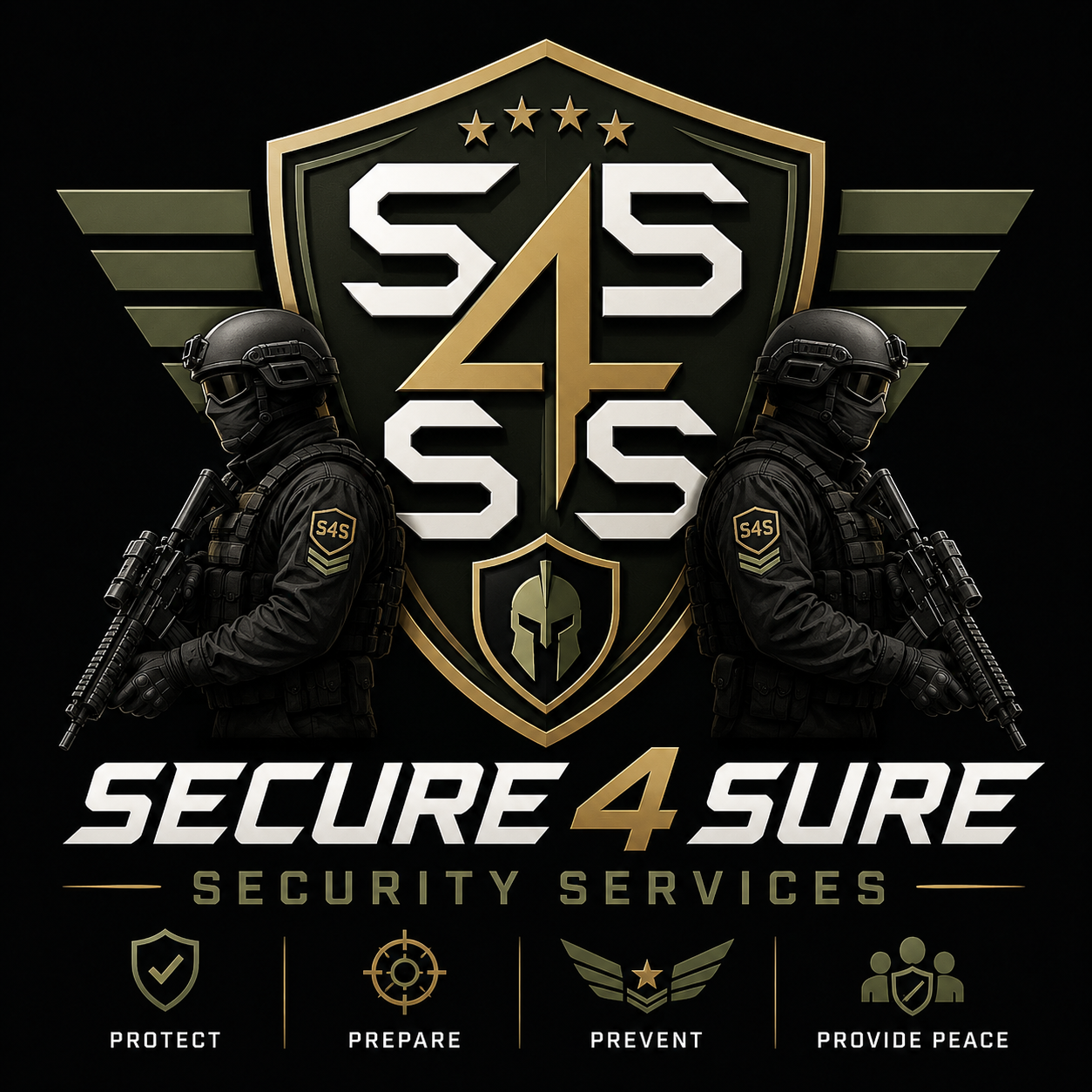 Secure 4 Sure Security Services logo